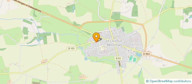 localisation de l'entreprise MADAME MANON BOUCHER  VAL D'ERDRE-AUXENCE