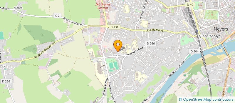 localisation de l'entreprise MADAME MANON BOUCHEREAU à NEVERS