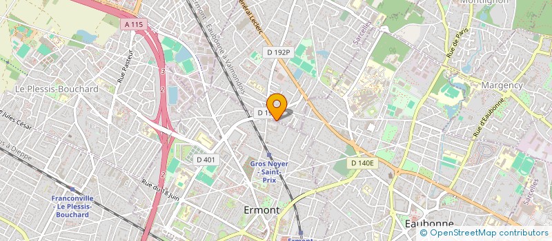 localisation de l'entreprise MADAME MANON BOUCHEZ à SAINT-PRIX