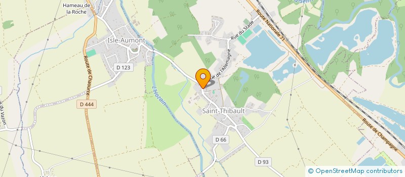 localisation de l'entreprise MADAME MANON BOUDARD  SAINT-THIBAULT