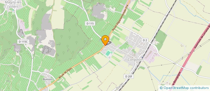 localisation de l'entreprise MADAME MANON BOURAMDANE-LECOMTE  CORGOLOIN