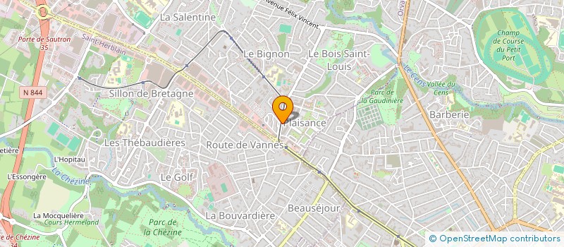 localisation de l'entreprise MADAME MANON BOURGEOIS  SAINT-NAZAIRE