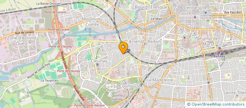 localisation de l'entreprise MADAME MANON BOURGINE à RENNES
