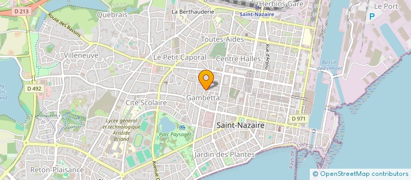 localisation de l'entreprise MADAME MANON BOURGOUIN  SAINT-NAZAIRE