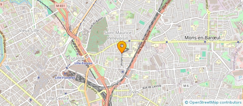 localisation de l'entreprise MADAME MANON BOURRIENNE  LILLE