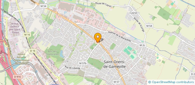 localisation de l'entreprise MADAME MANON BOUTIN à SAINT-ORENS-DE-GAMEVILLE