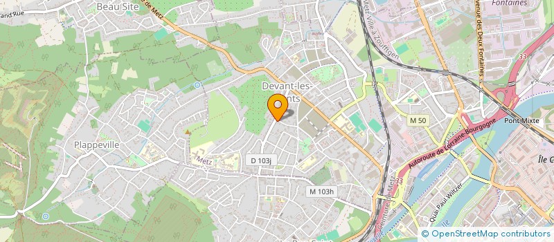 localisation de l'entreprise MADAME MANON BOUTSERIN  METZ