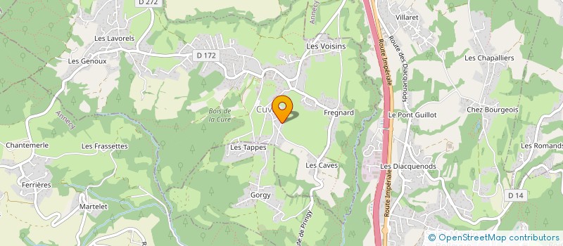 localisation de l'entreprise MADAME MANON BOUVET  ANNECY