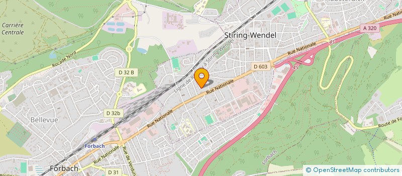 localisation de l'entreprise MADAME MANON BRACK  FREYMING-MERLEBACH