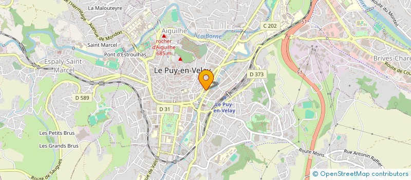 localisation de l'entreprise MADAME MANON BRENAS  LE PUY-EN-VELAY