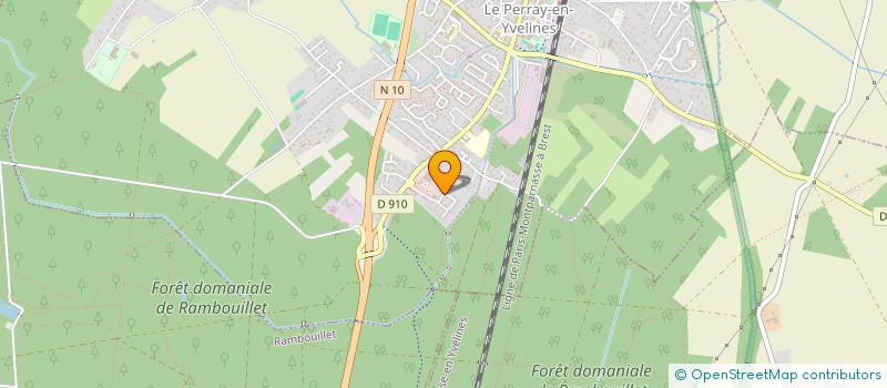 localisation de l'entreprise MADAME MANON BRETON à LE PERRAY-EN-YVELINES