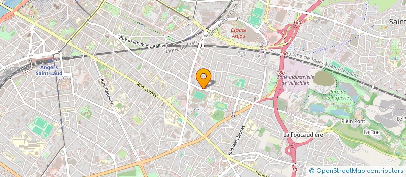 localisation de l'entreprise MADAME MANON BRICHET  ANGERS