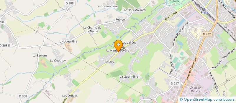 localisation de l'entreprise MADAME MANON BRIERE à FLERS