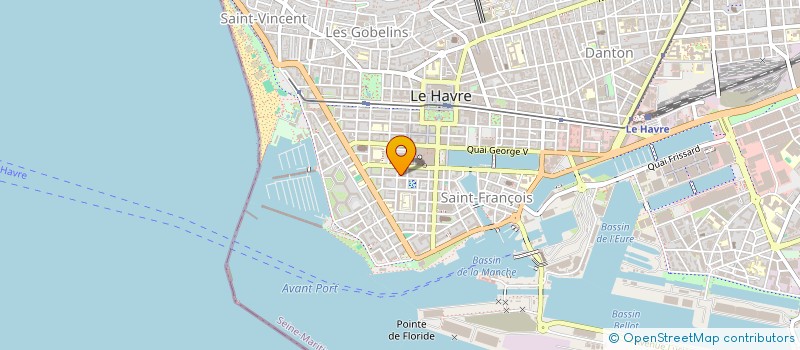 localisation de l'entreprise MADAME MANON BROCCOLICCHI  LE HAVRE