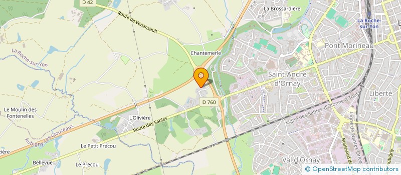 localisation de l'entreprise MADAME MANON BROCHET  NIEUL-LE-DOLENT