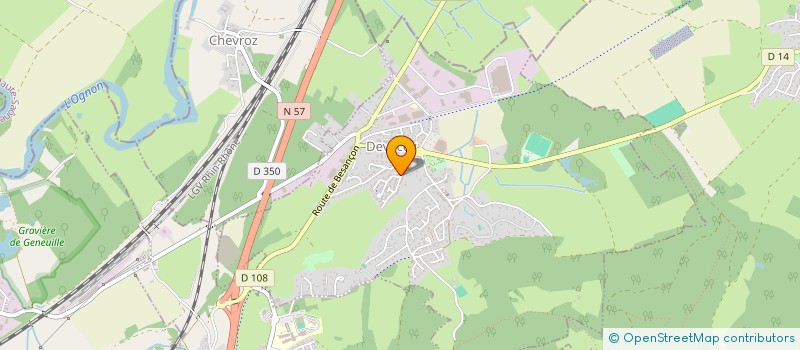 localisation de l'entreprise MADAME MANON BROCHET  BESANCON