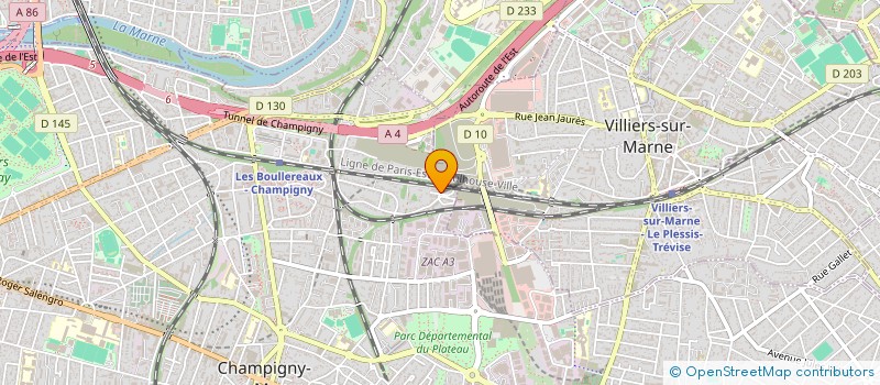 localisation de l'entreprise MADAME MANON BRONER à CHAMPIGNY-SUR-MARNE