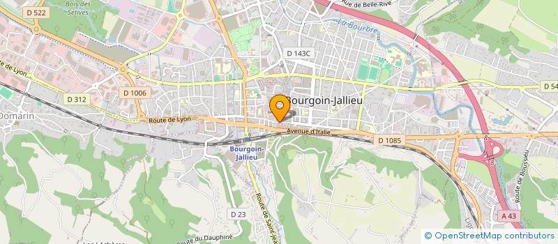 localisation de l'entreprise MADAME MANON BROOKFIELD  BOURGOIN-JALLIEU