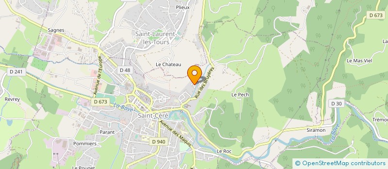 localisation de l'entreprise MADAME MANON BROS  SAINT-CERE