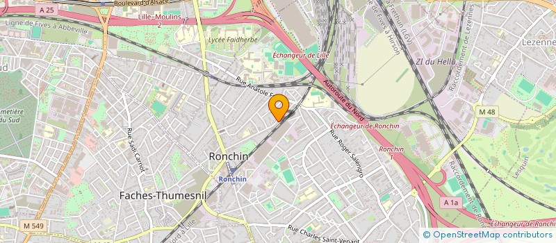 localisation de l'entreprise MADAME MANON BROWAEYS  RONCHIN