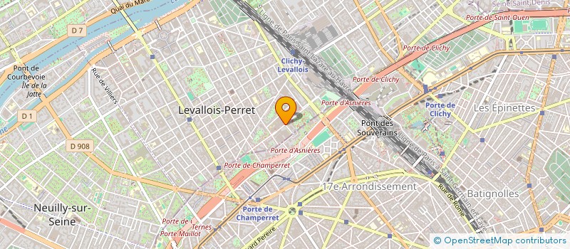 localisation de l'entreprise MADAME MANON BROWN à LEVALLOIS-PERRET