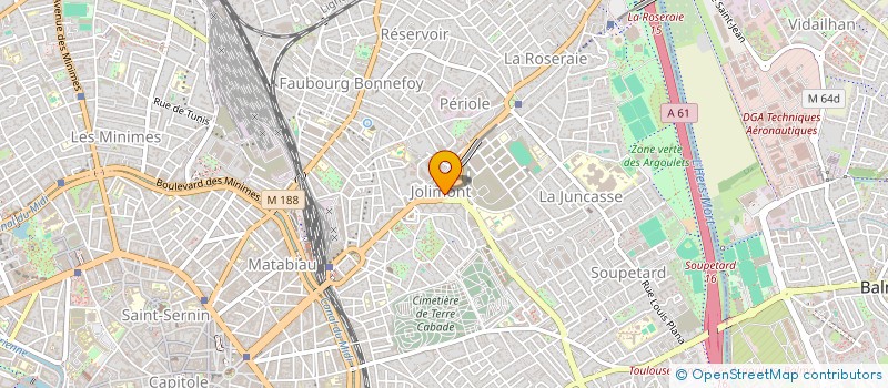 localisation de l'entreprise MADAME MANON BRUS à TOULOUSE