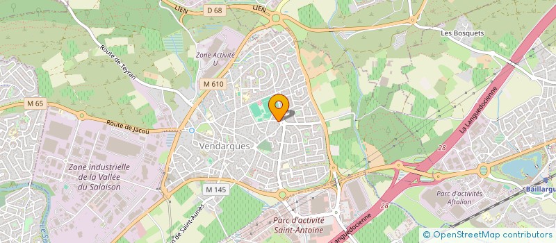 localisation de l'entreprise MADAME MANON BURLE à VENDARGUES