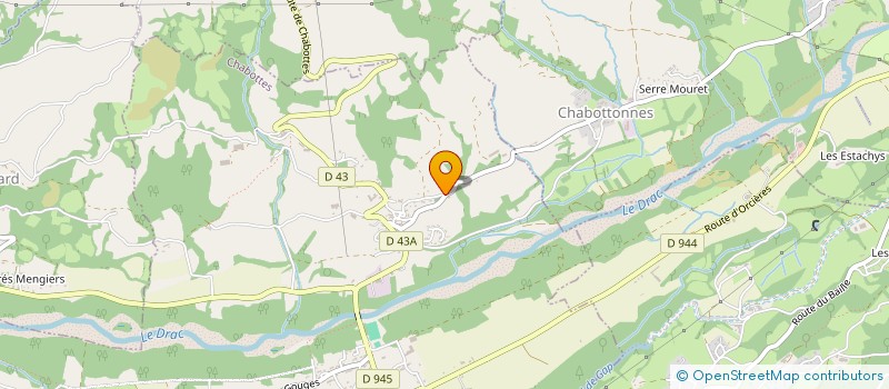 localisation de l'entreprise MADAME MANON BUSSAT  CHABOTTES