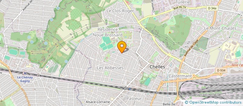 localisation de l'entreprise MADAME MANON CABALLERO  CHELLES