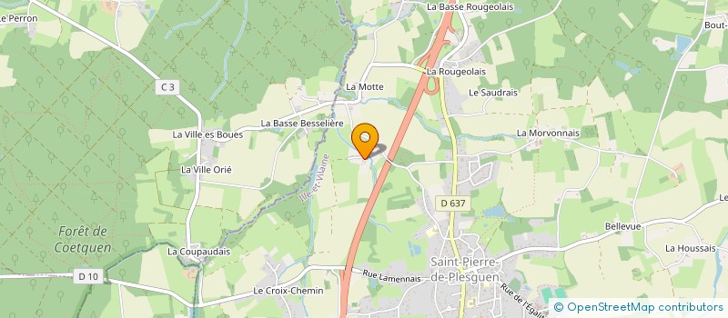 localisation de l'entreprise MADAME MANON CADET  MESNIL-ROC'H