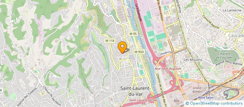localisation de l'entreprise MADAME MANON CAGNASSO à SAINT-LAURENT-DU-VAR