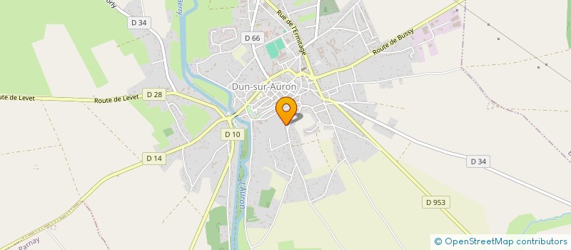 localisation de l'entreprise MADAME MANON CAILLOT  DUN-SUR-AURON