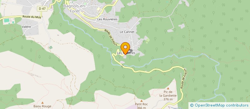 localisation de l'entreprise MADAME MANON CALECA à BAGNOLS-EN-FORET