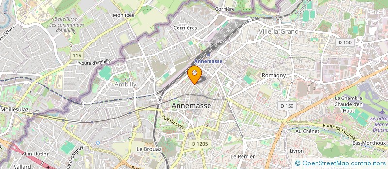 localisation de l'entreprise MADAME MANON CAMANDONA  ANNEMASSE