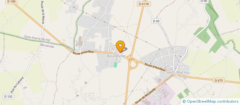 localisation de l'entreprise MADAME MANON CANU  BOULLEVILLE