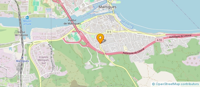 localisation de l'entreprise MADAME MANON CAPOZI  MARTIGUES