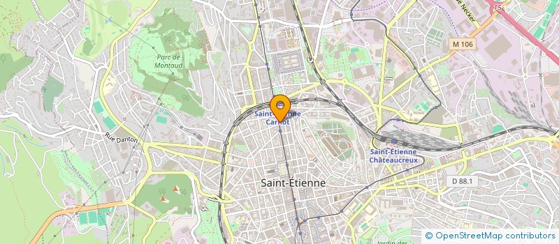 localisation de l'entreprise MADAME MANON CARBONNEIL à SAINT-ETIENNE
