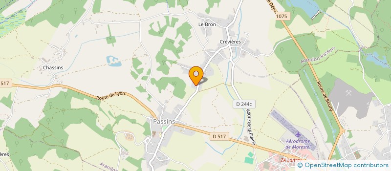 localisation de l'entreprise MADAME MANON CARDOSO  ARANDON-PASSINS