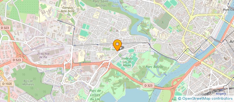 localisation de l'entreprise MADAME MANON CARRE  ANGERS