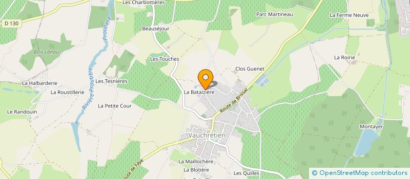 localisation de l'entreprise MADAME MANON CATHELINEAU à LES GARENNES SUR LOIRE