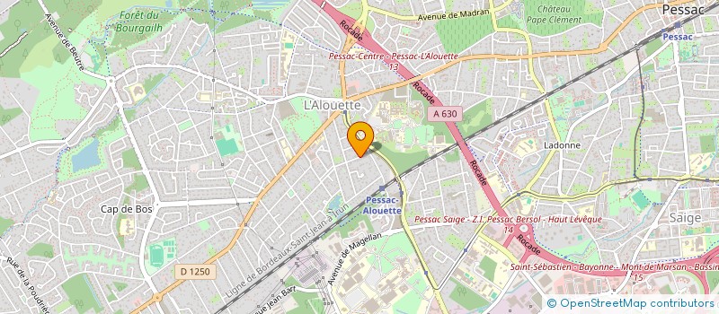 localisation de l'entreprise MADAME MANON CAZADE  PESSAC