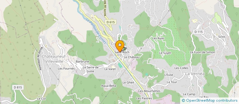 localisation de l'entreprise MADAME MANON CELESCHI à CONTES