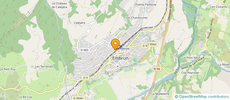 localisation de l'entreprise MADAME MANON CEZANNE  EMBRUN