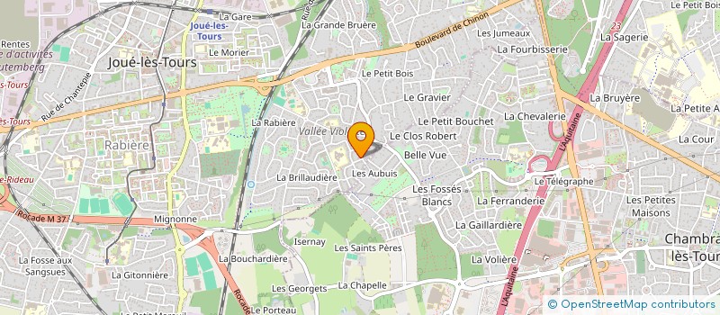 localisation de l'entreprise MADAME MANON CHABLE  JOUE-LES-TOURS