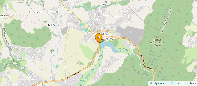 localisation de l'entreprise MADAME MANON CHABORD  SAINT-ETIENNE-DE-CROSSEY