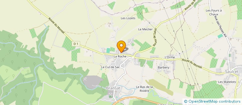 localisation de l'entreprise MADAME MANON CHAGNON  BRANSAT