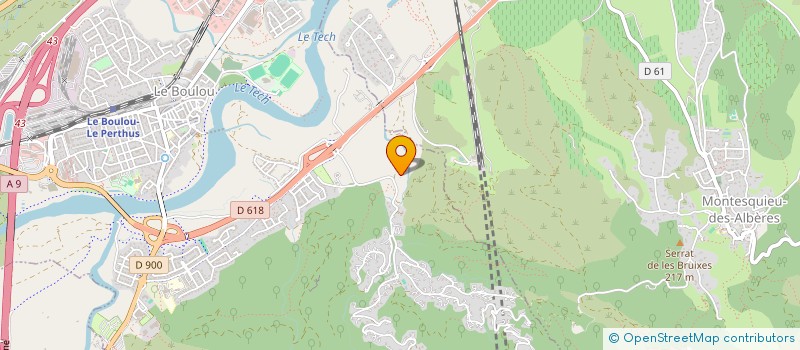 localisation de l'entreprise MADAME MANON CHAINE  LE BOULOU