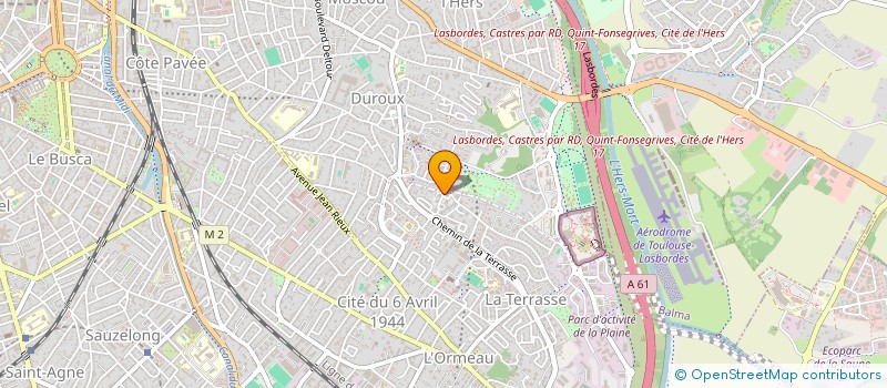 localisation de l'entreprise MADAME MANON CHAISSAC à TOULOUSE