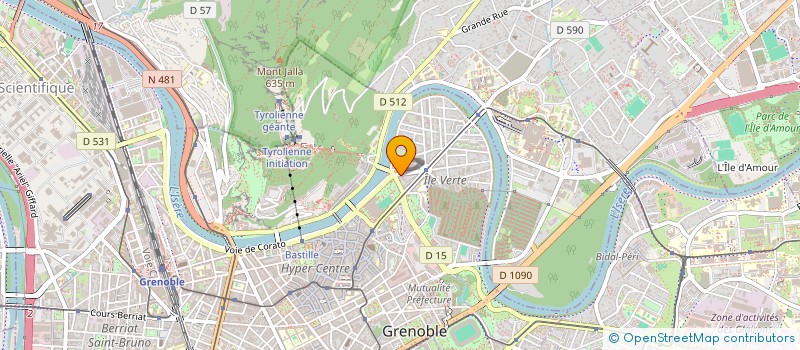 localisation de l'entreprise MADAME MANON CHAIZE à GRENOBLE