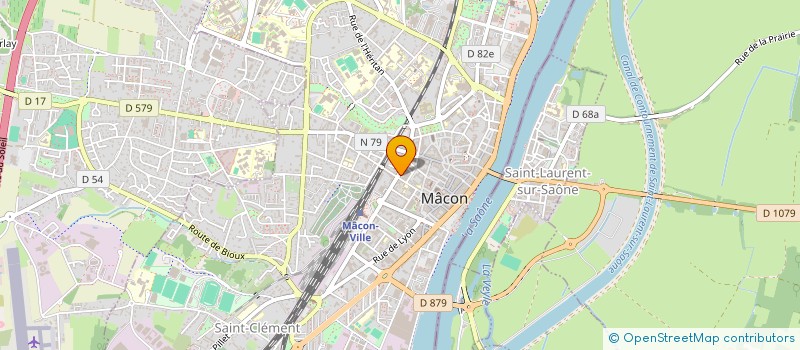 localisation de l'entreprise MADAME MANON CHANTERAUD  MACON